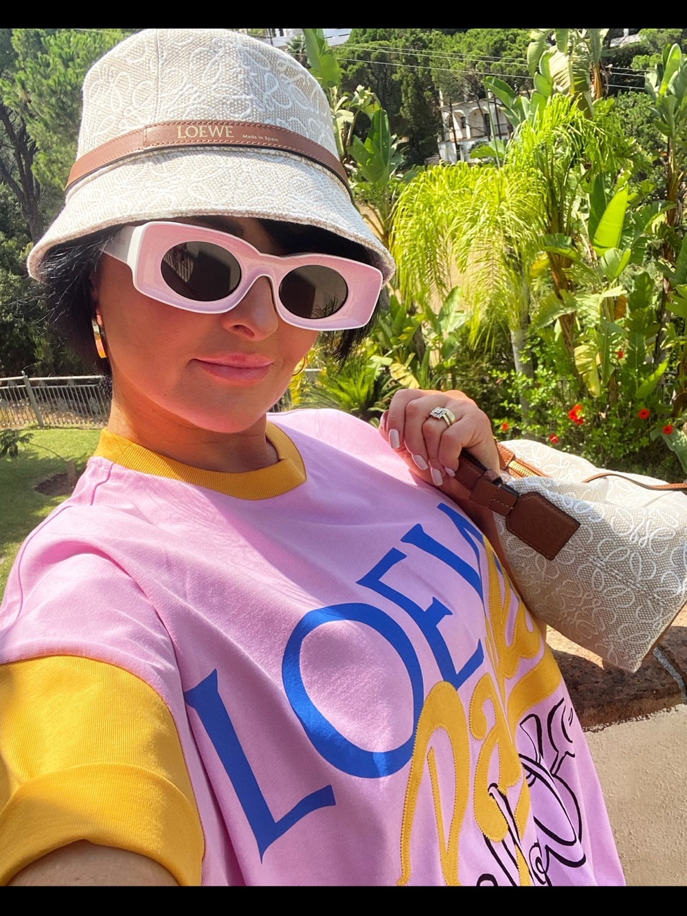 Loewe Paula’s Ibiza Pink Sunglasses Rare Sold Out Collector Piece NEW